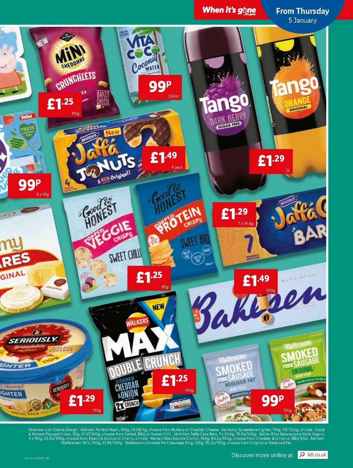 LIDL Offers from 5 January