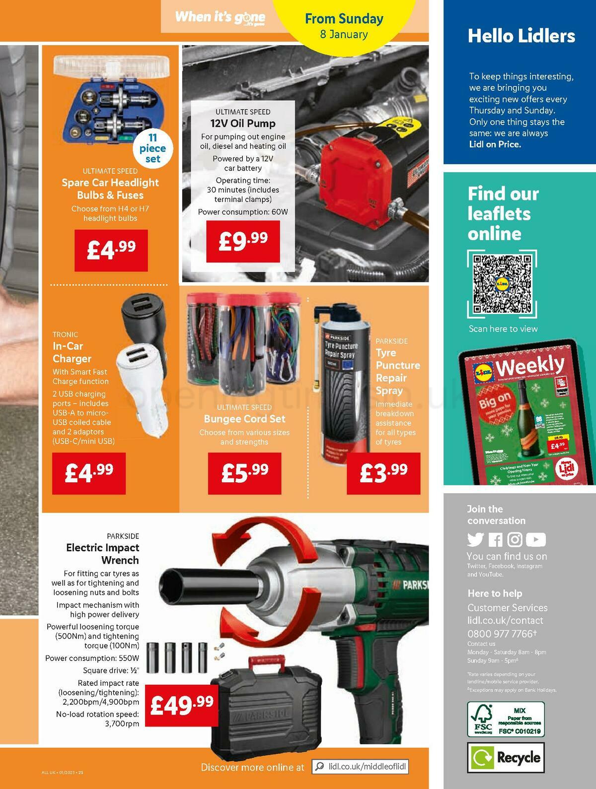 LIDL Offers from 5 January