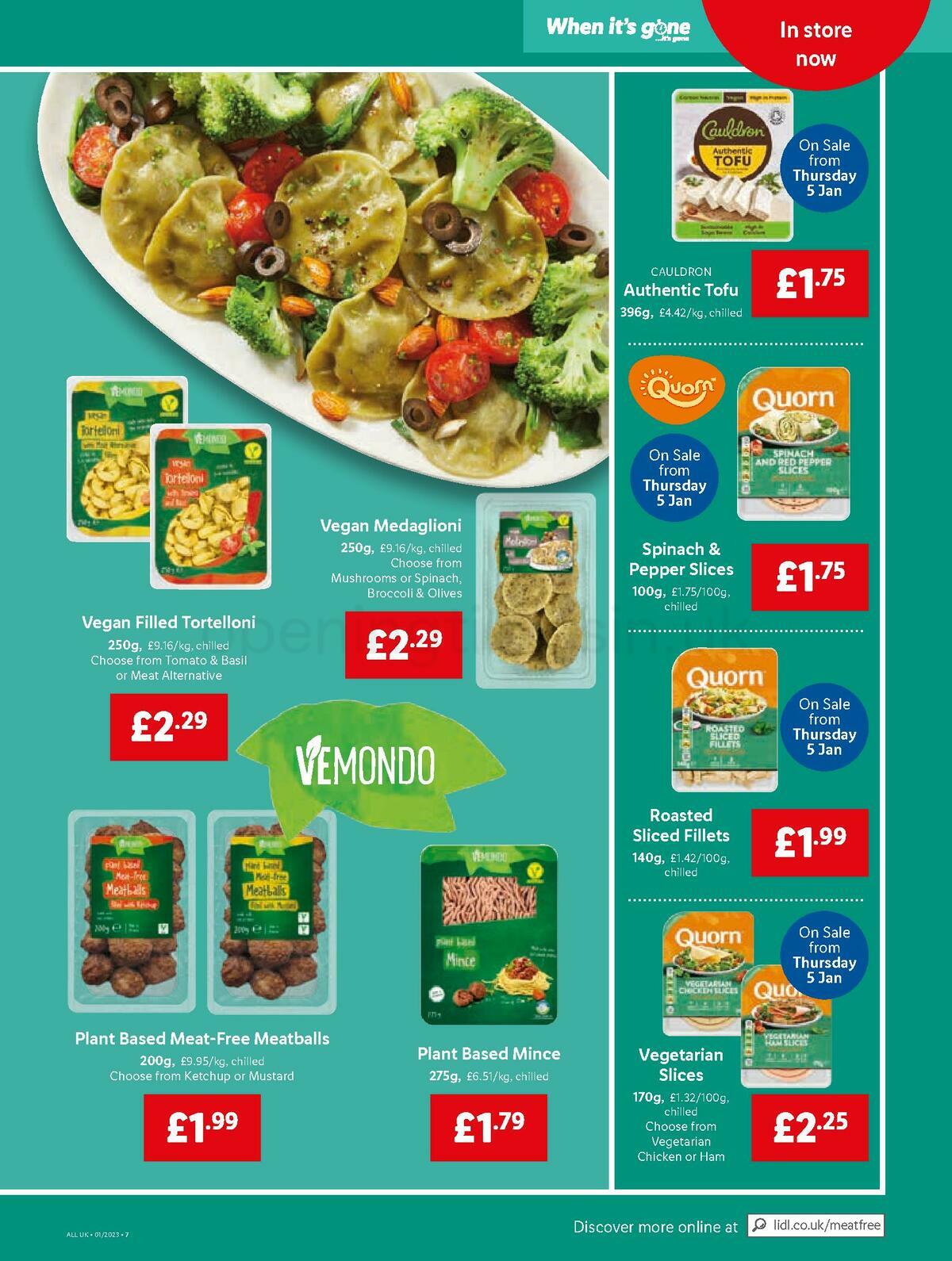 LIDL Offers from 5 January