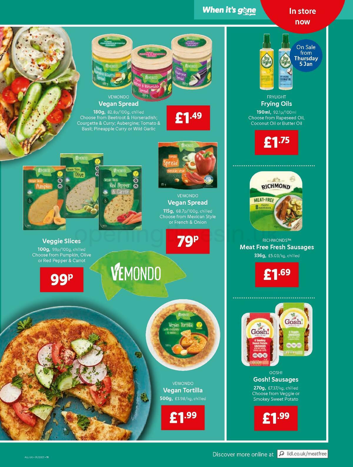 LIDL Offers from 5 January