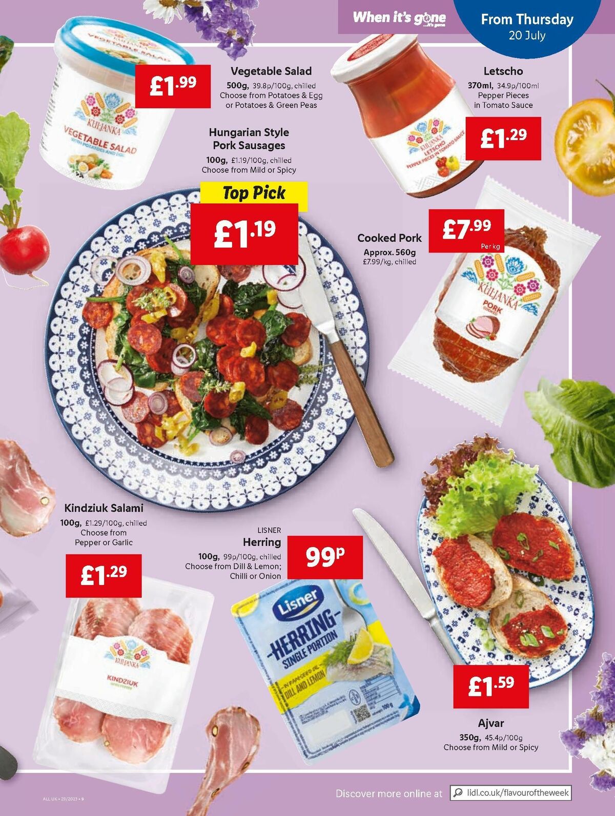 LIDL Offers from 20 July