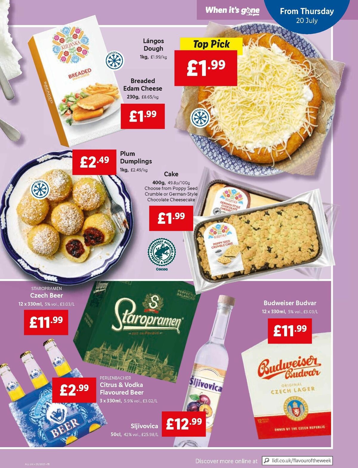 LIDL Offers from 20 July