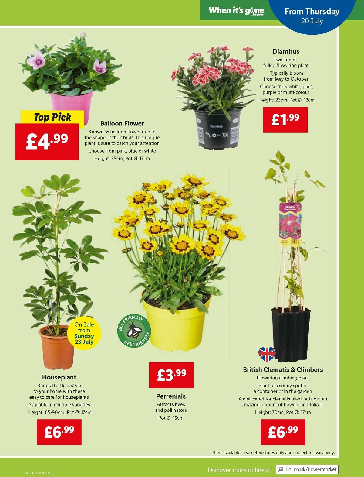 LIDL Offers from 20 July