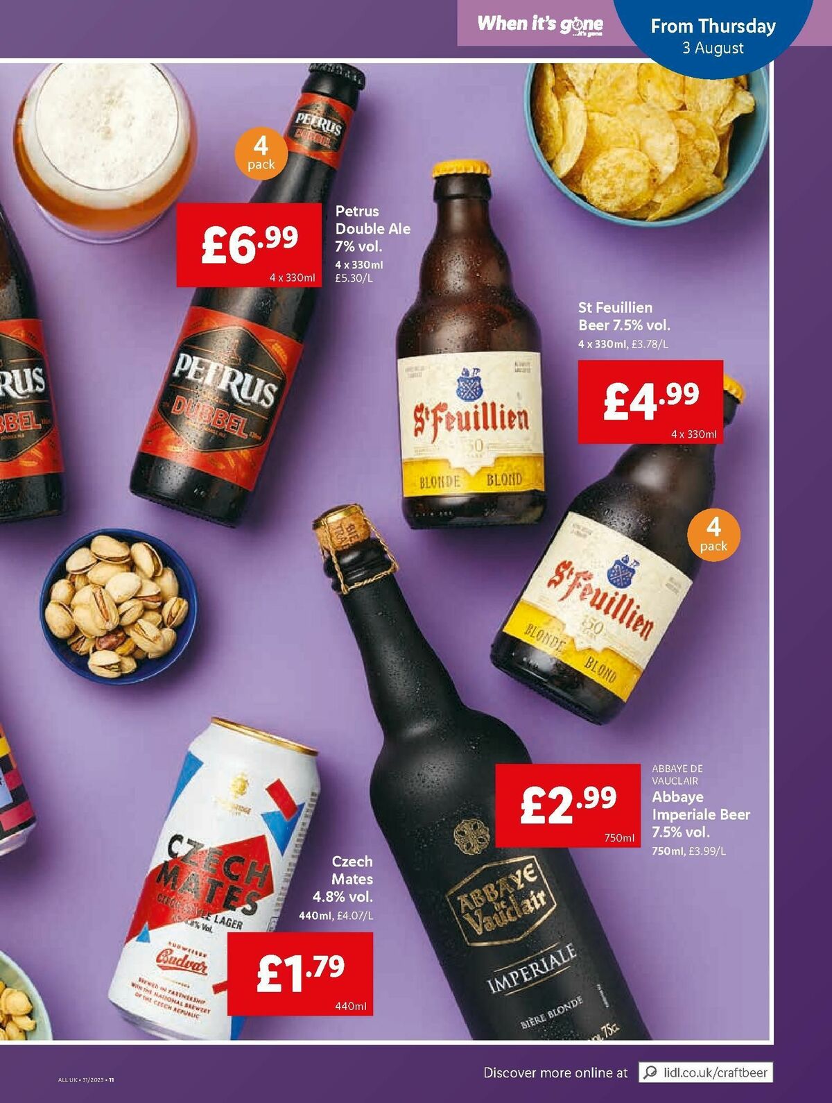 LIDL Offers from 3 August