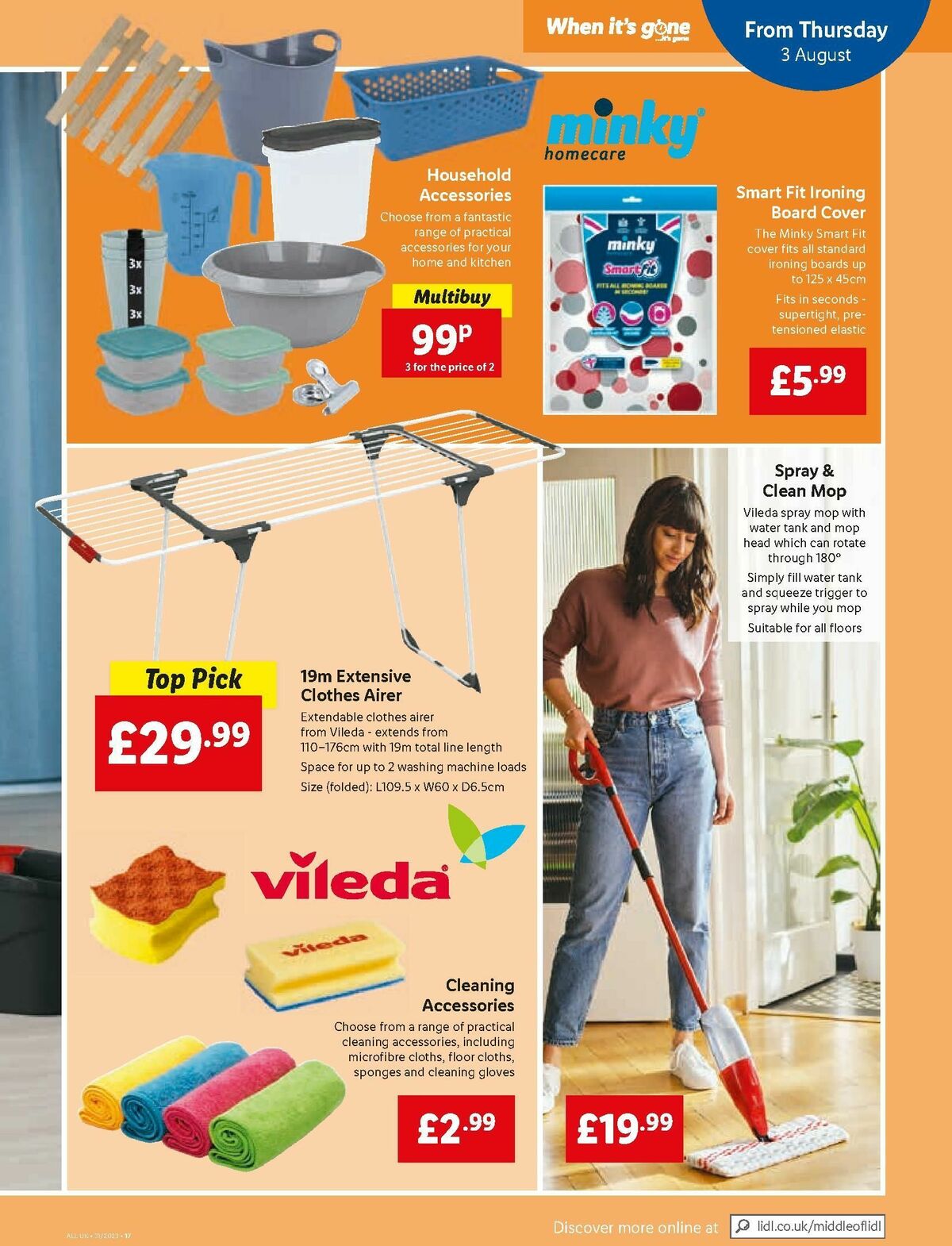 LIDL Offers from 3 August