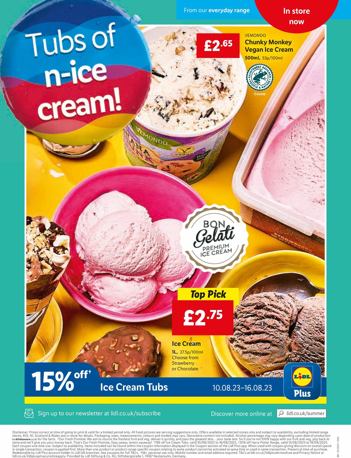 LIDL Offers from 10 August