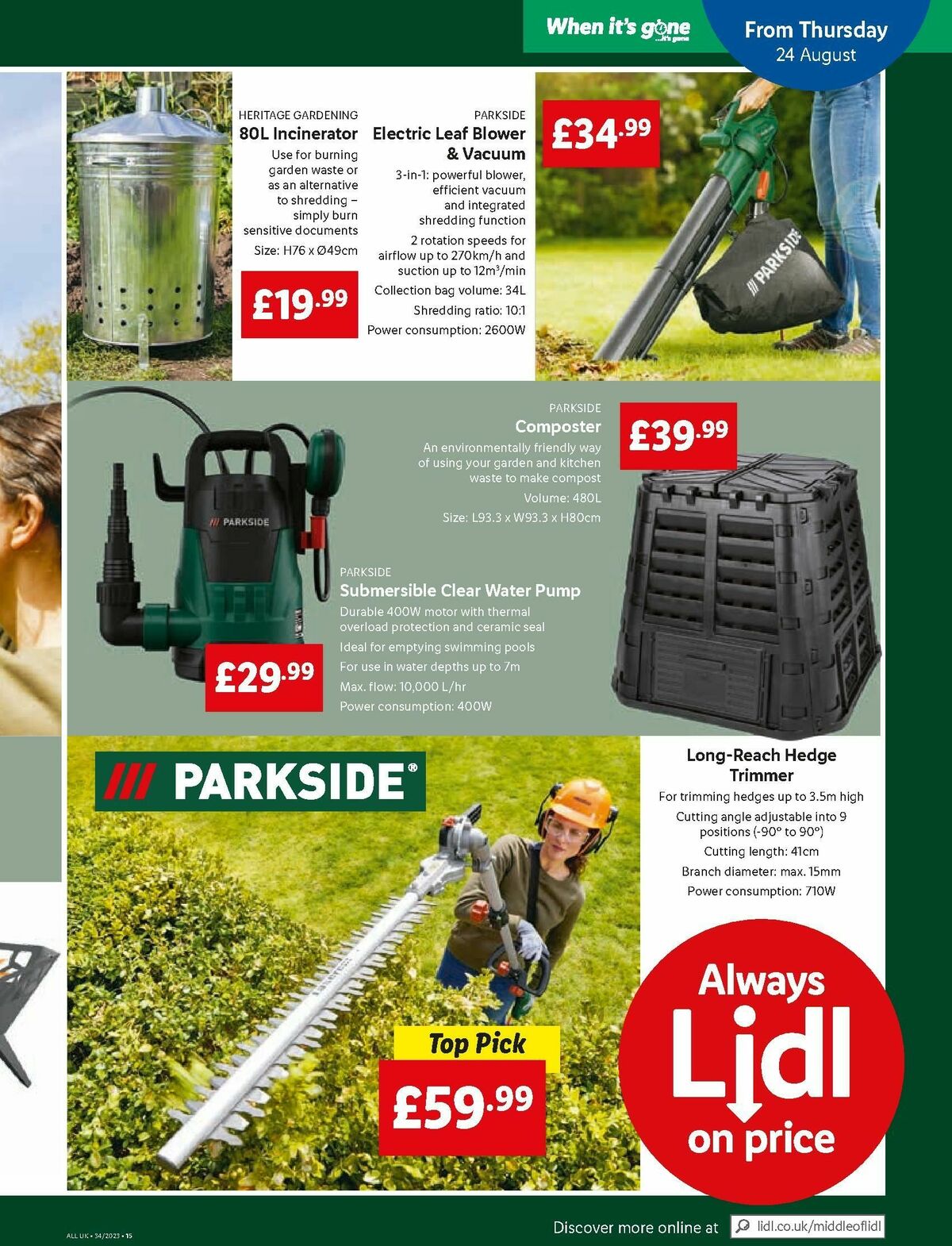 LIDL Offers from 24 August