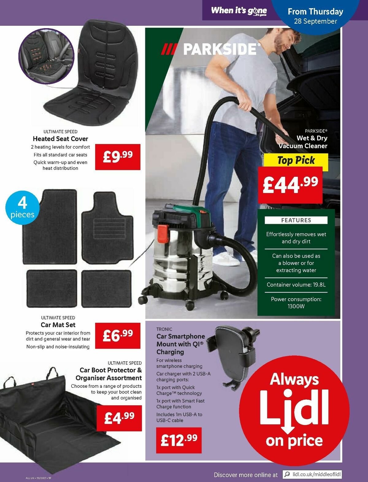 LIDL Offers from 28 September