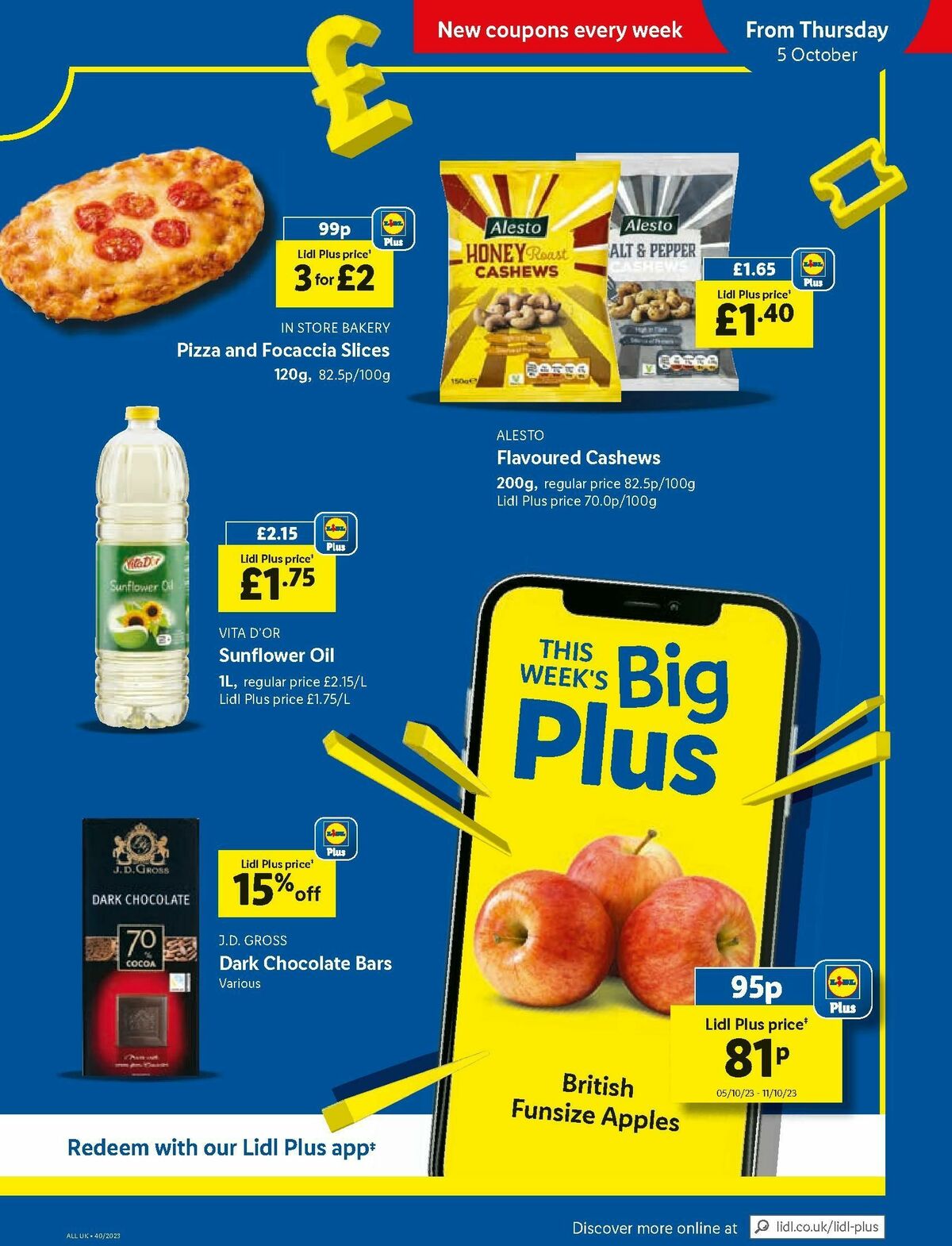 LIDL Offers from 5 October