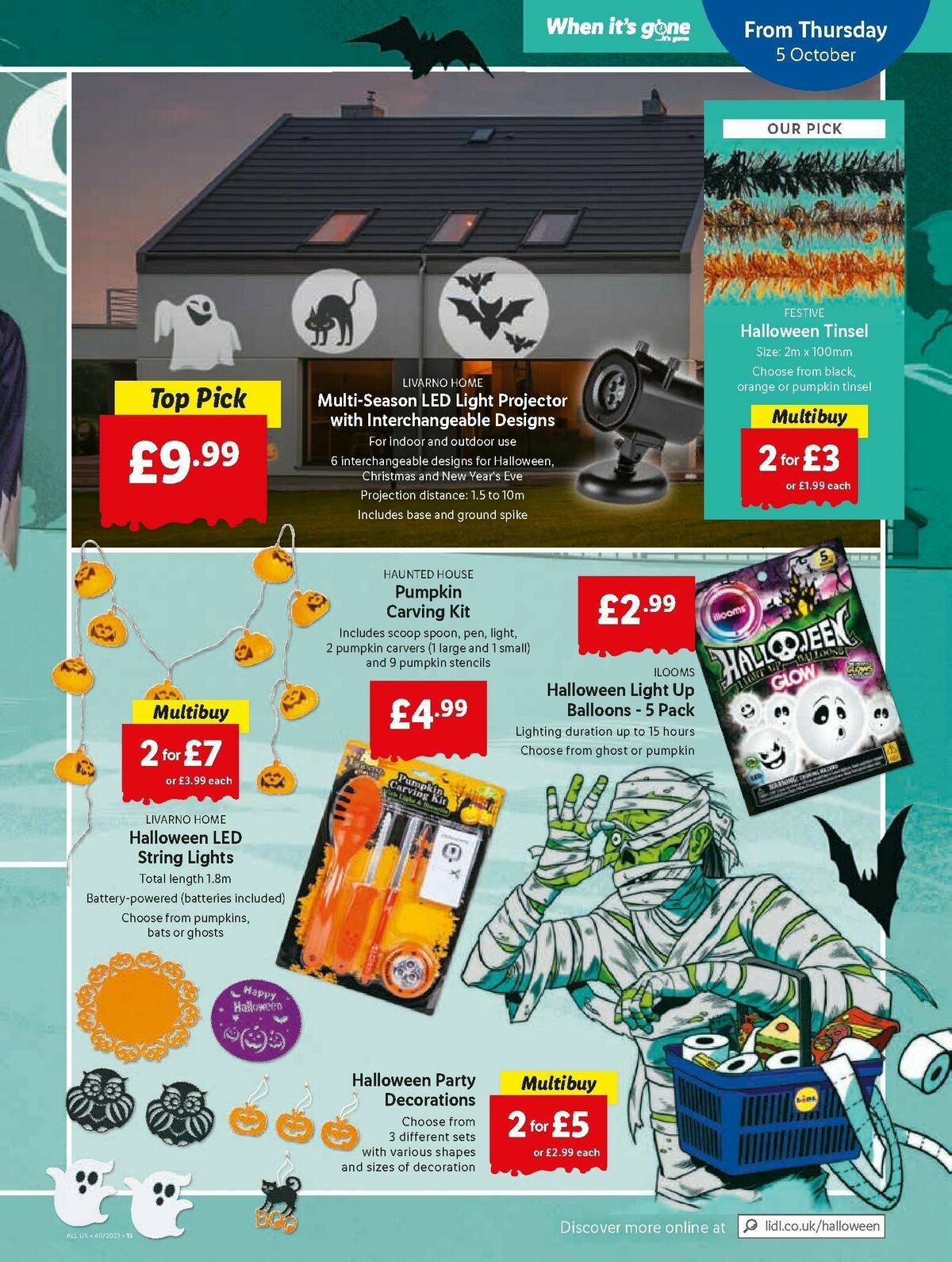 LIDL Offers from 5 October