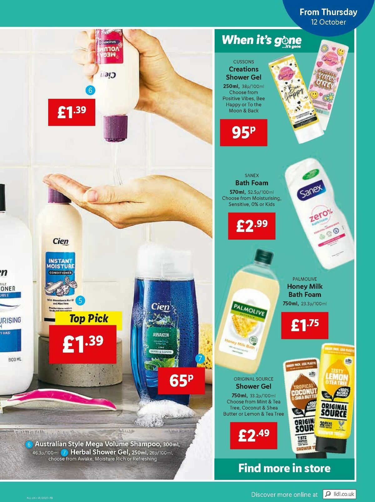 LIDL Offers from 12 October