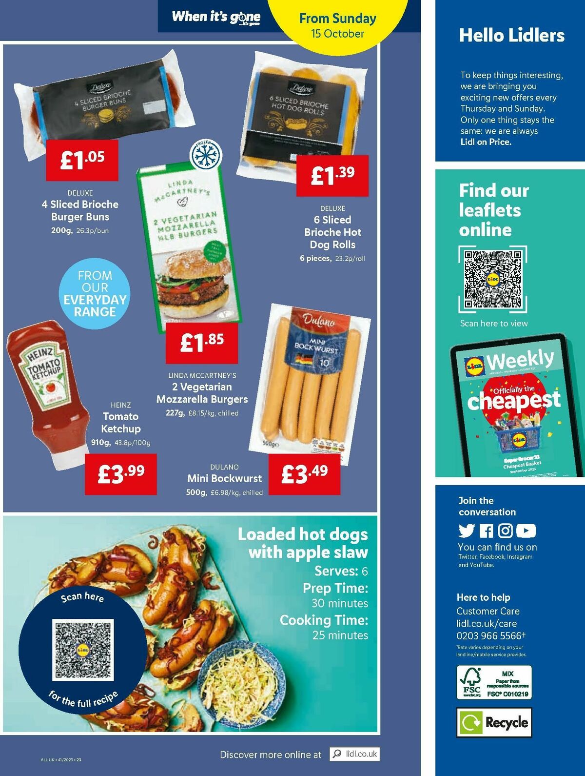 LIDL Offers from 12 October