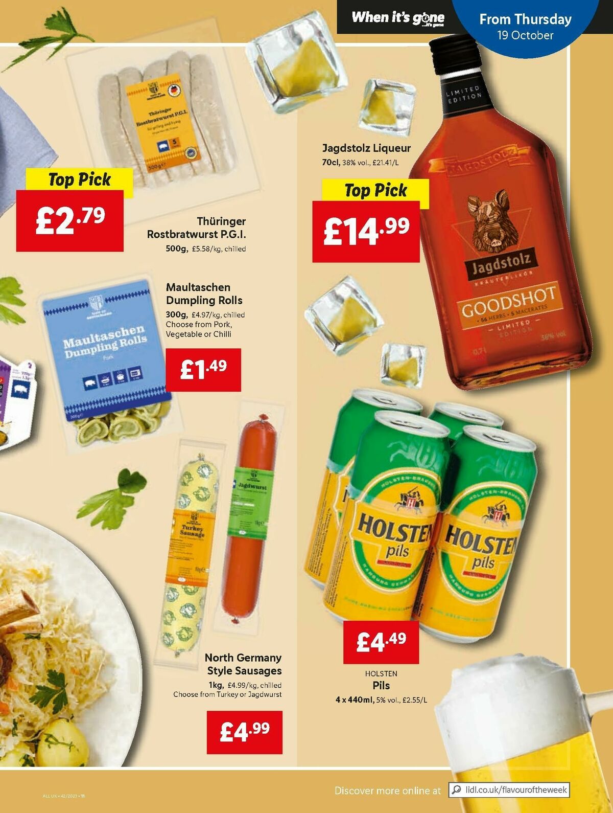 LIDL Offers from 19 October