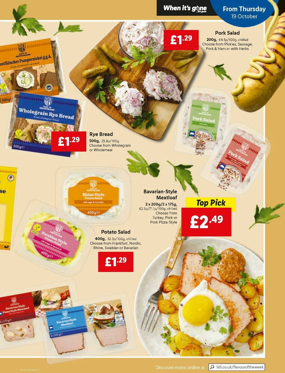 LIDL Offers from 19 October