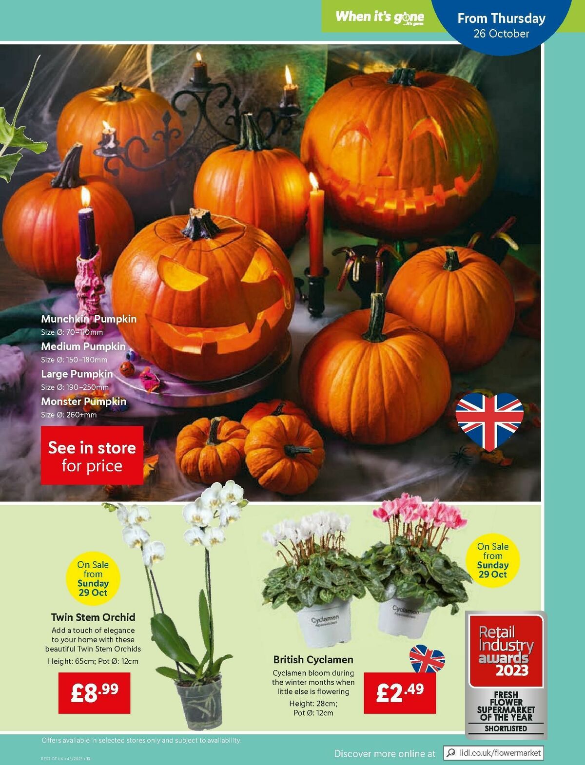 LIDL Offers from 26 October