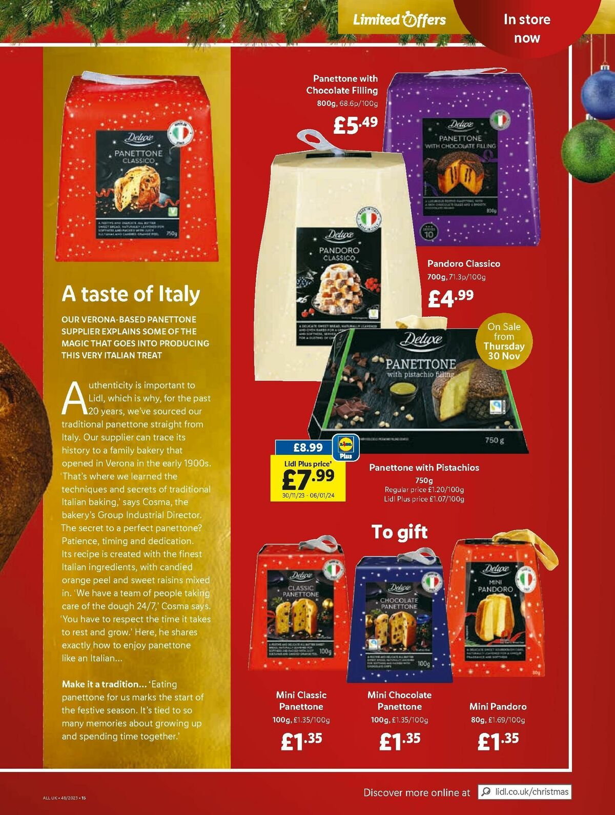 LIDL Offers from 30 November