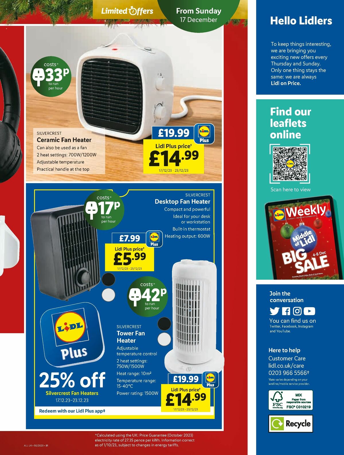 LIDL Offers from 14 December