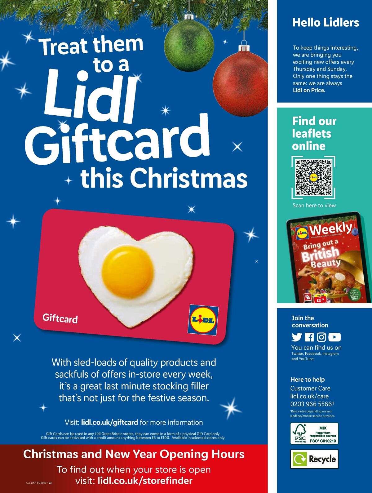 LIDL Offers from 21 December