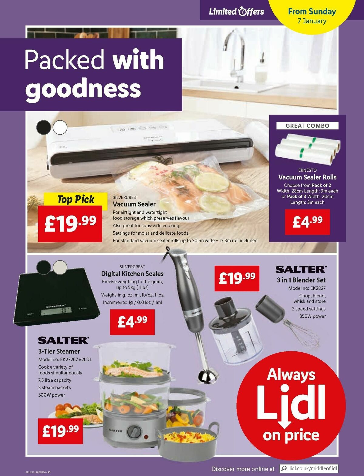 LIDL Offers from 4 January