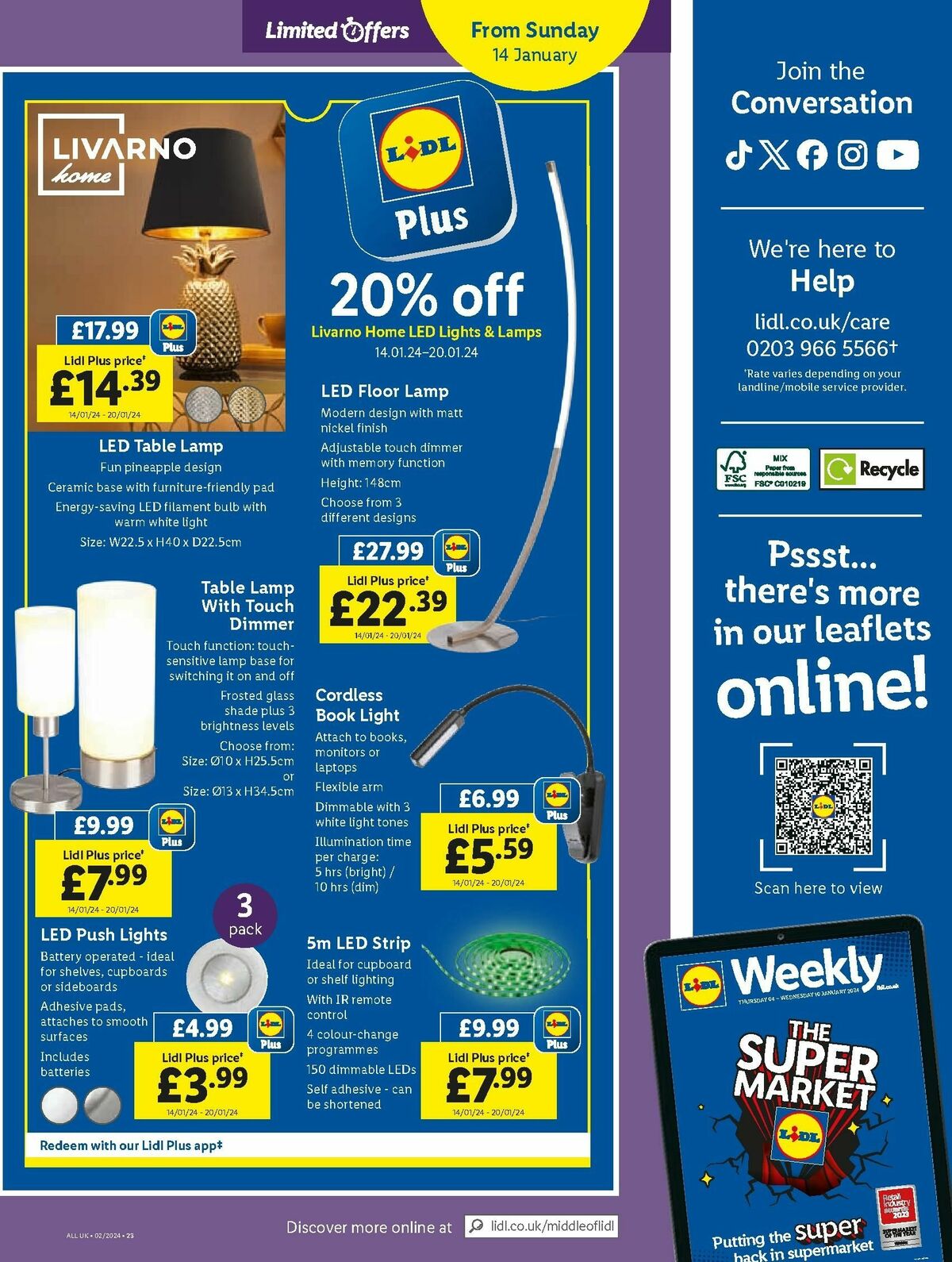 LIDL Offers from 11 January