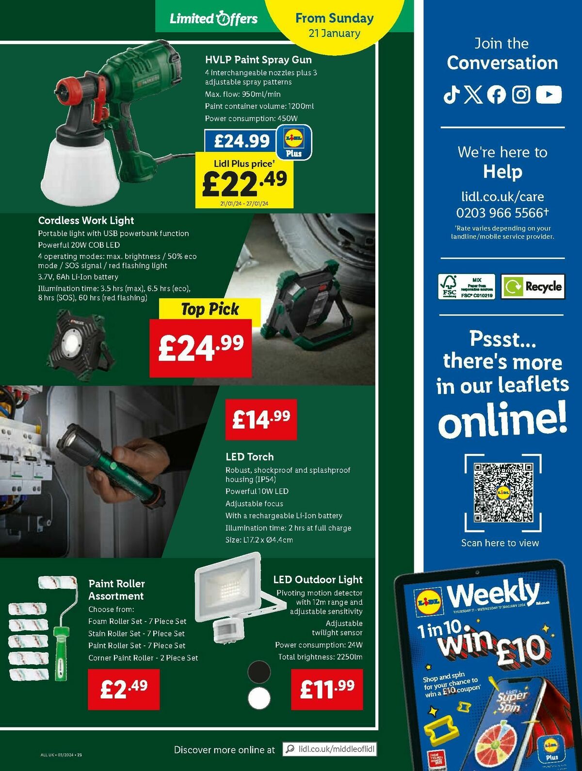 LIDL Offers from 18 January