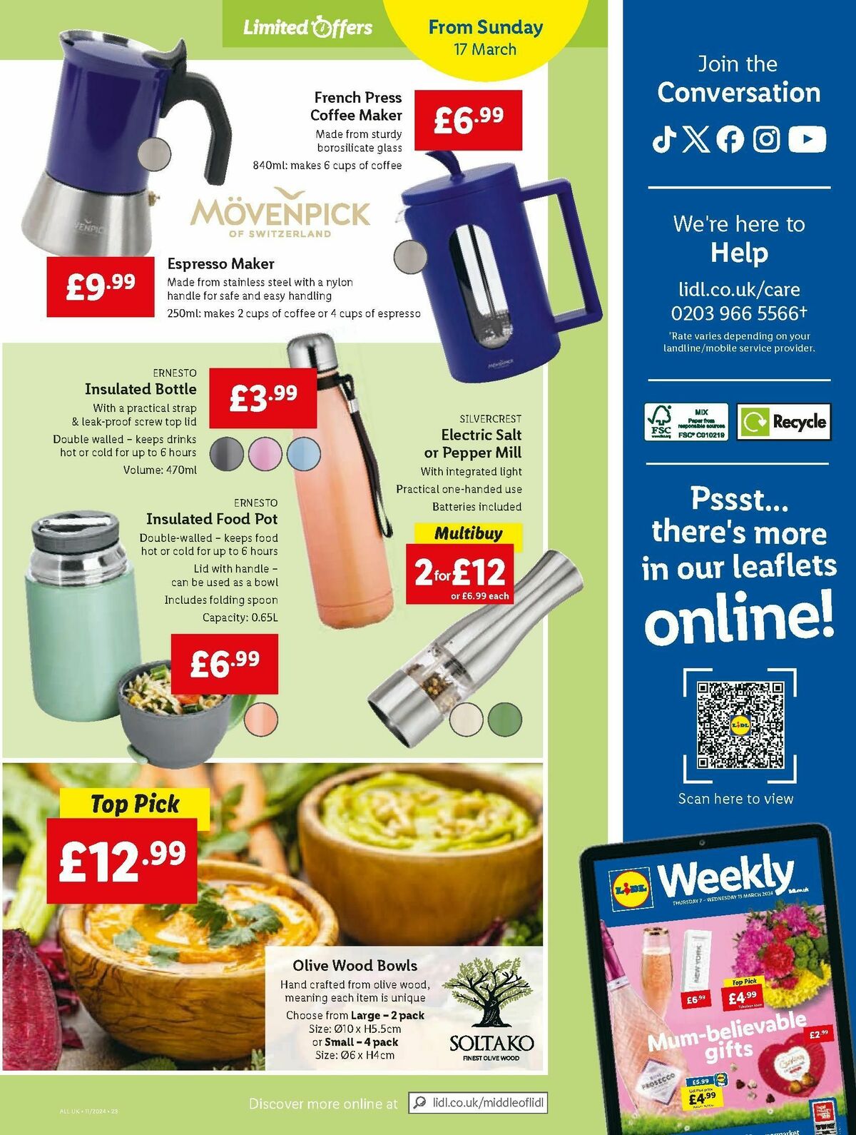 LIDL Offers from 14 March