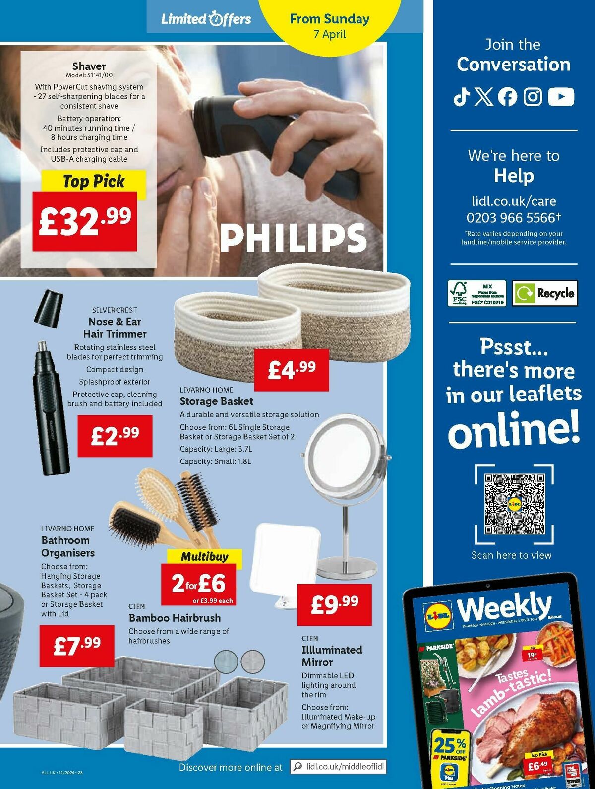 LIDL Offers from 4 April