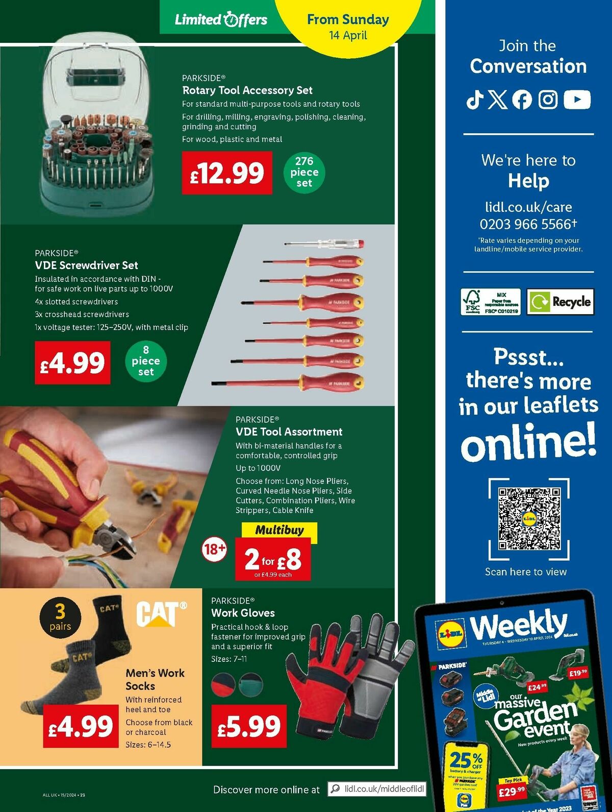 LIDL Offers from 11 April