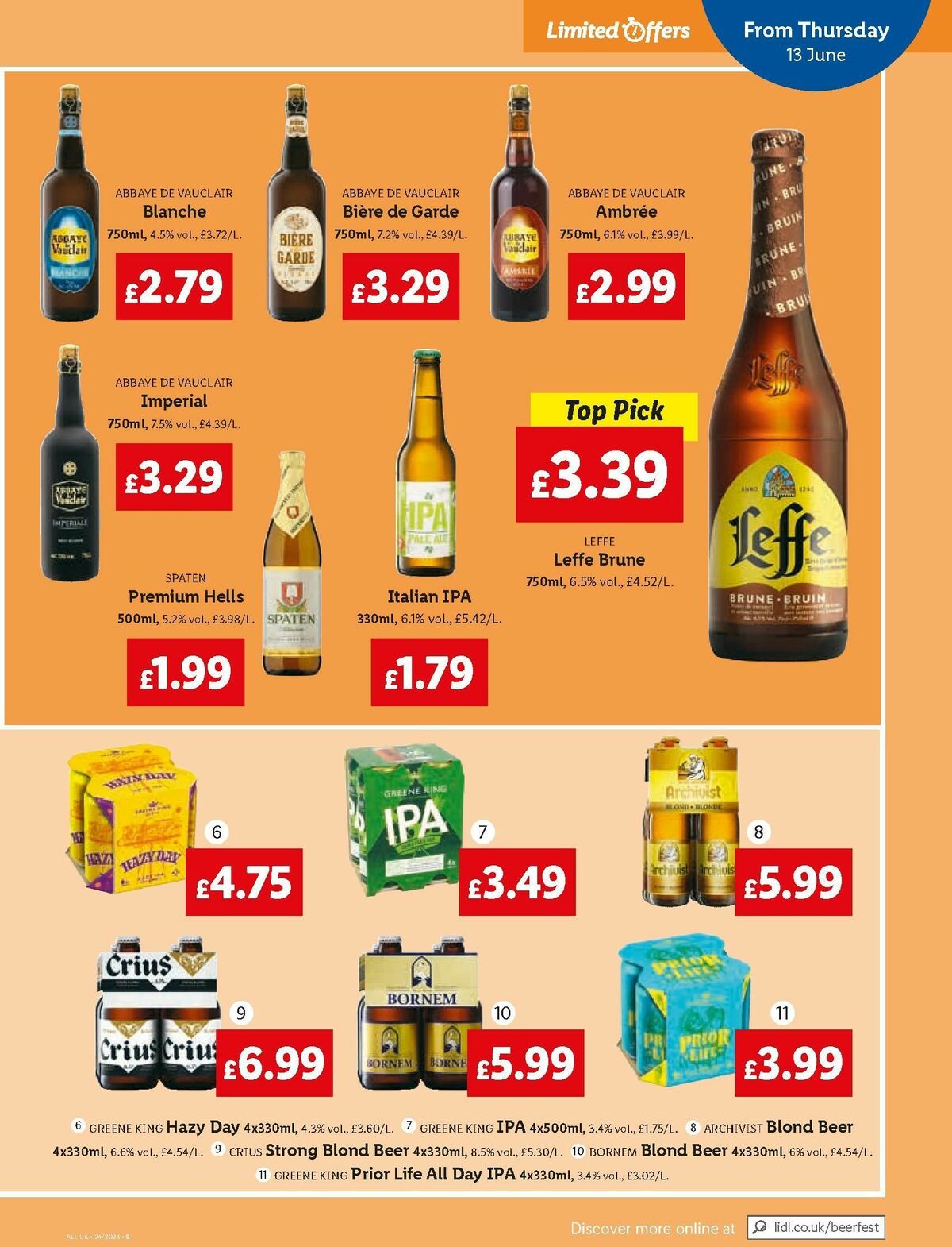 LIDL Offers from 13 June