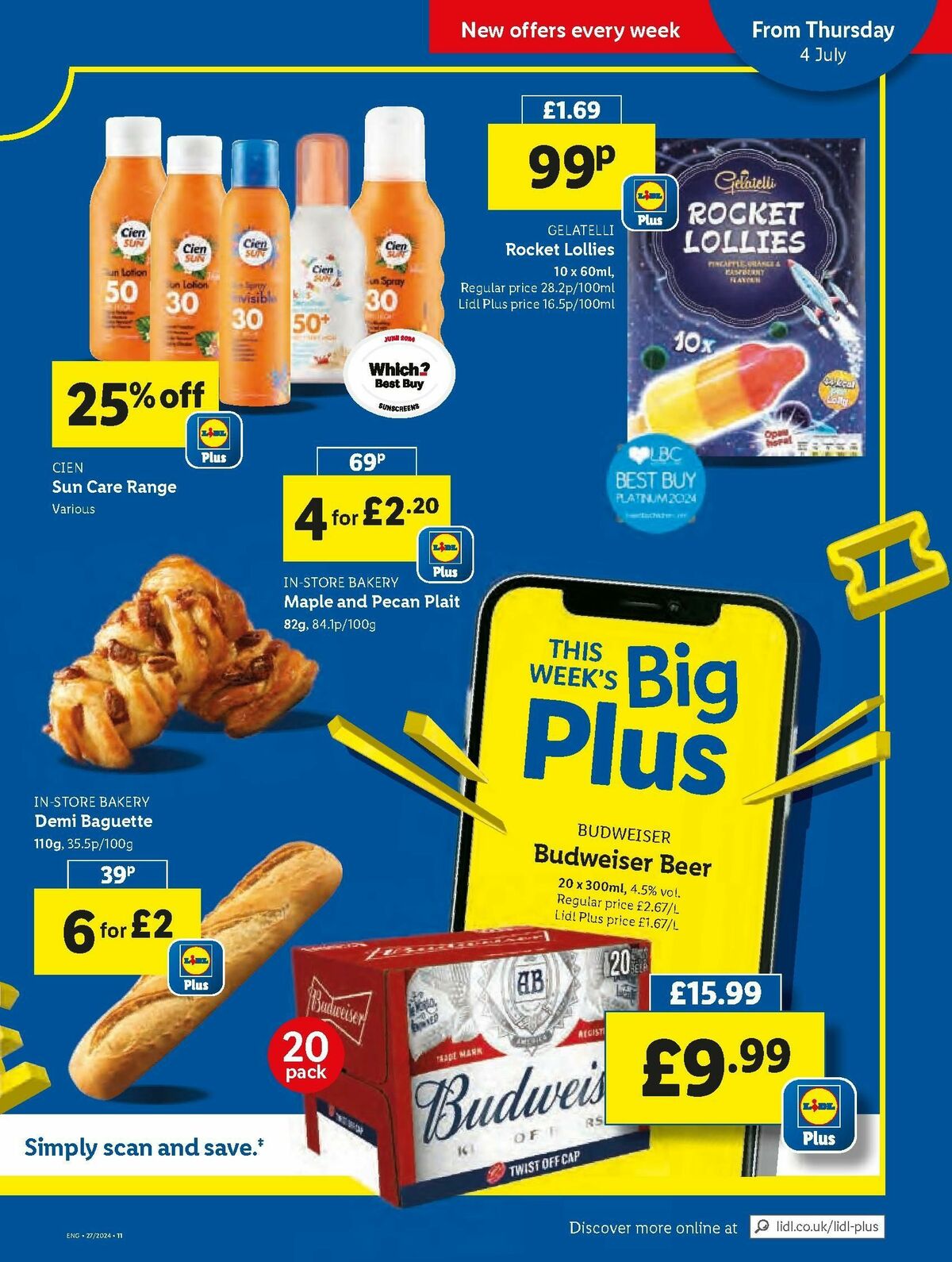 LIDL Offers from 4 July