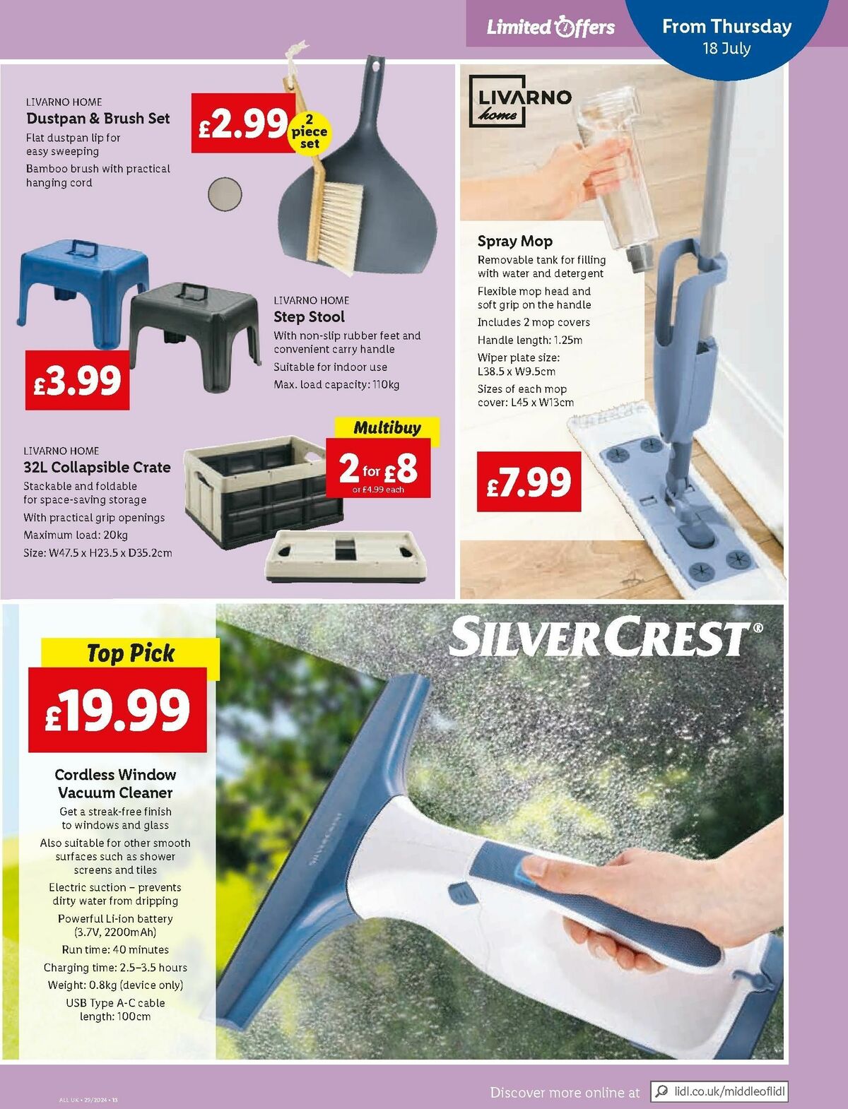 LIDL Offers from 18 July