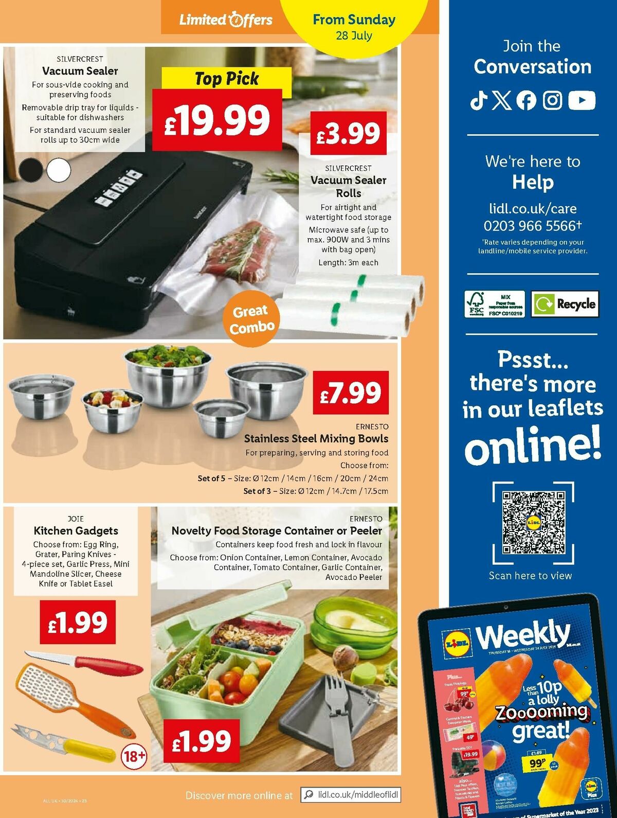 LIDL Offers from 25 July