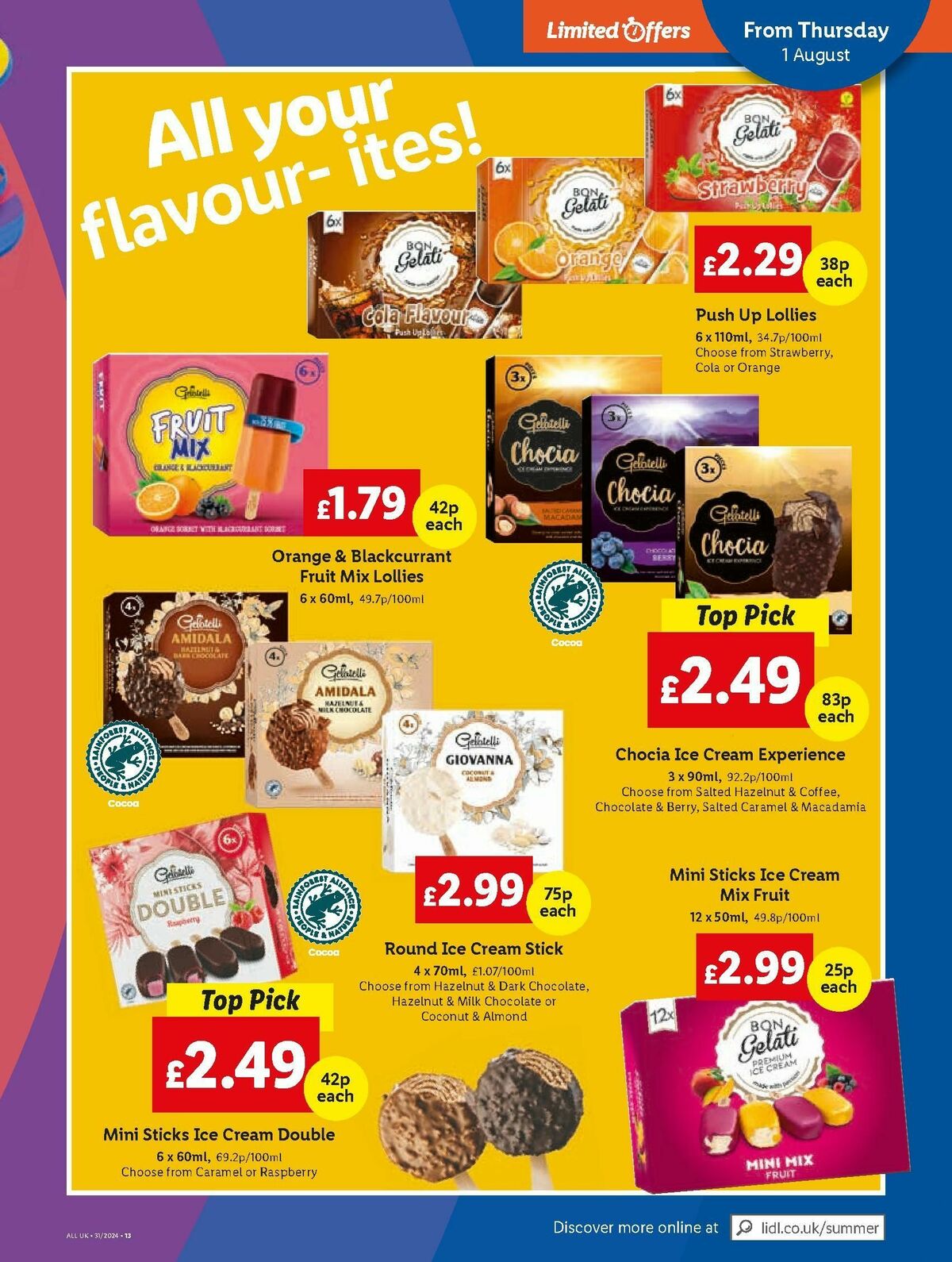 LIDL Offers from 1 August