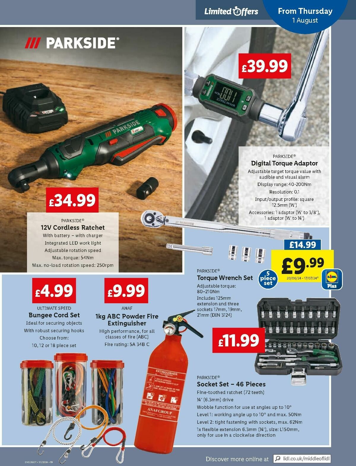 LIDL Offers from 1 August