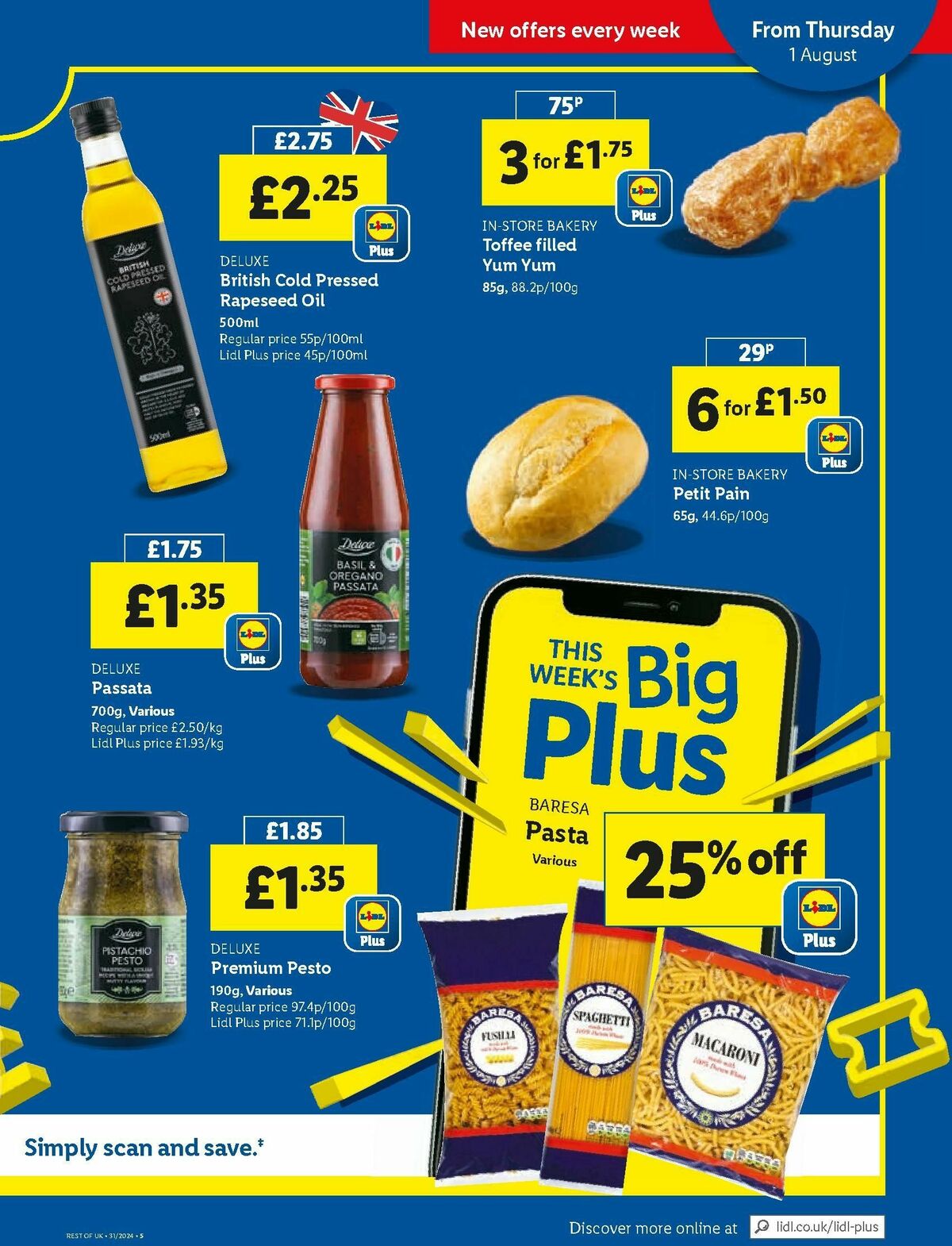 LIDL Offers from 1 August