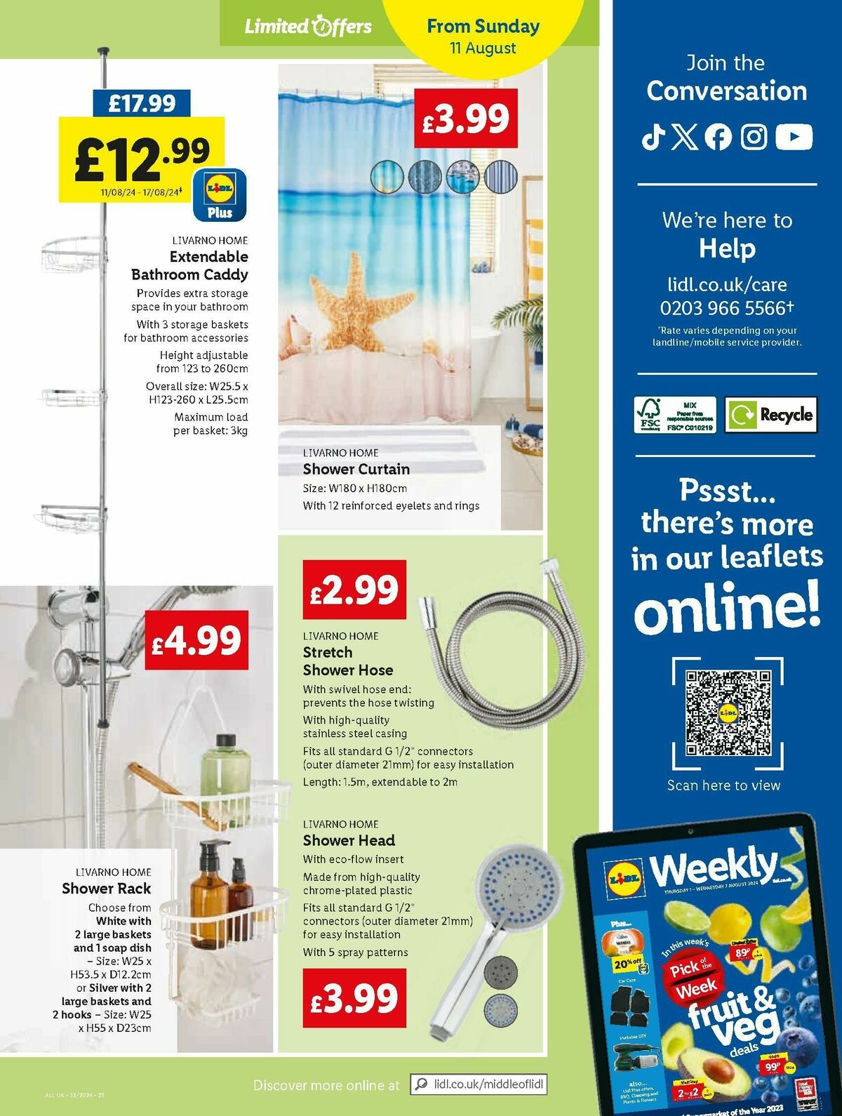 LIDL Offers from 8 August