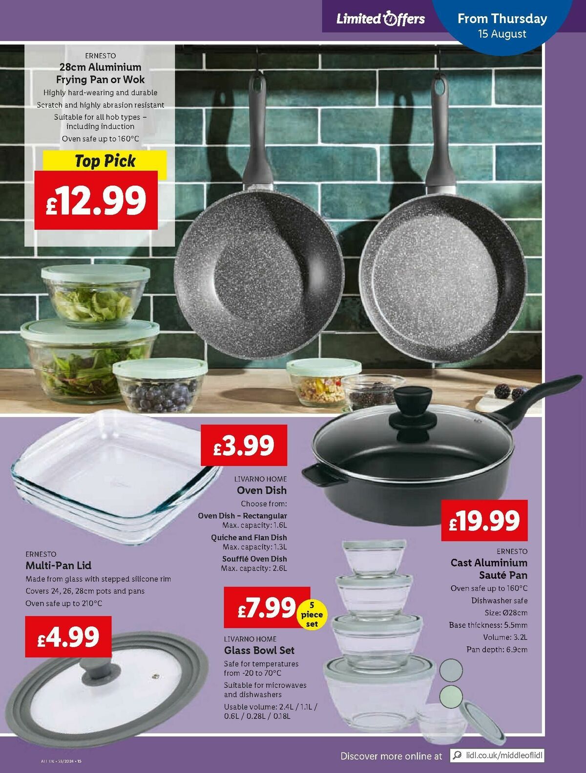 LIDL Offers from 15 August