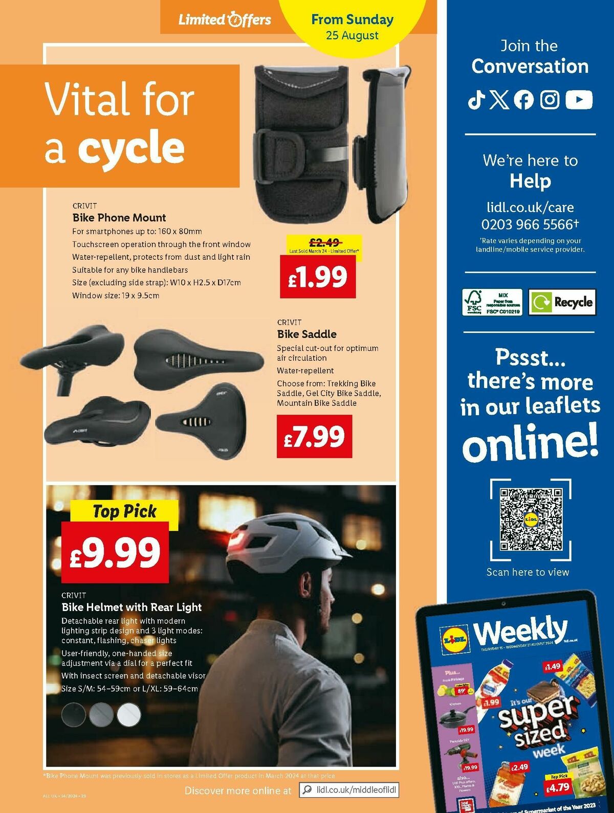 LIDL Offers from 22 August