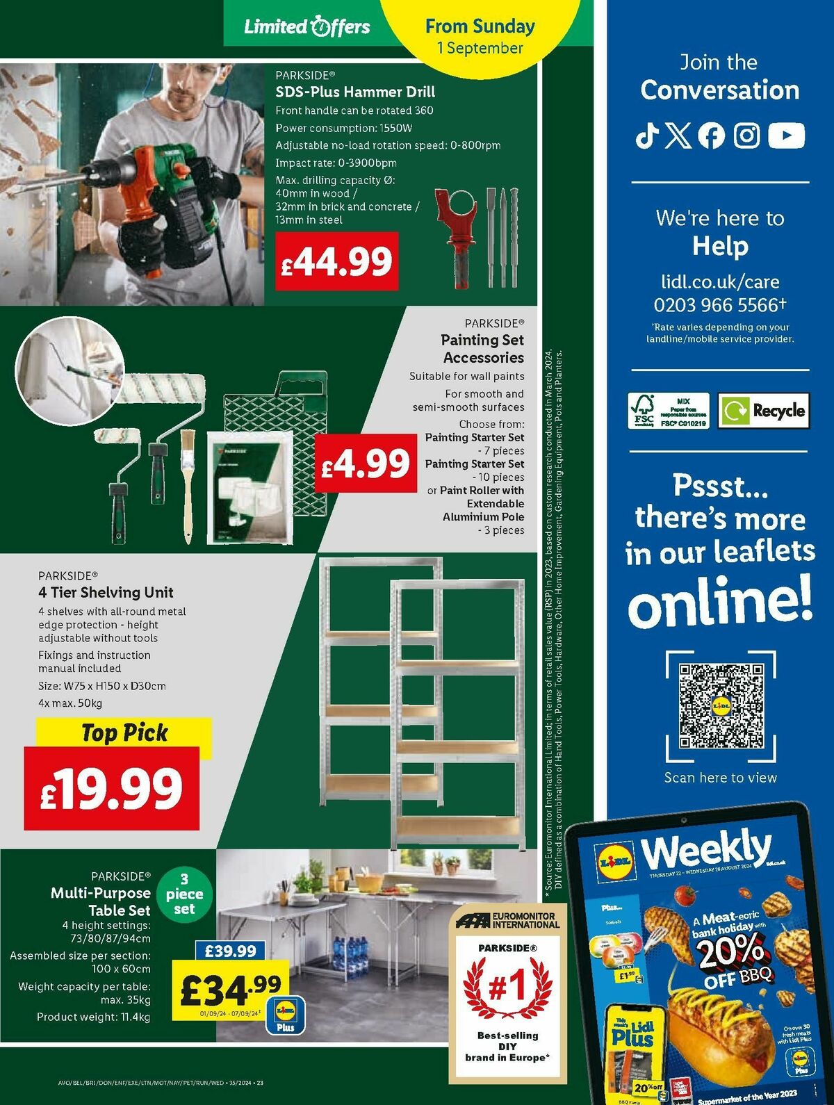 LIDL Offers from 29 August