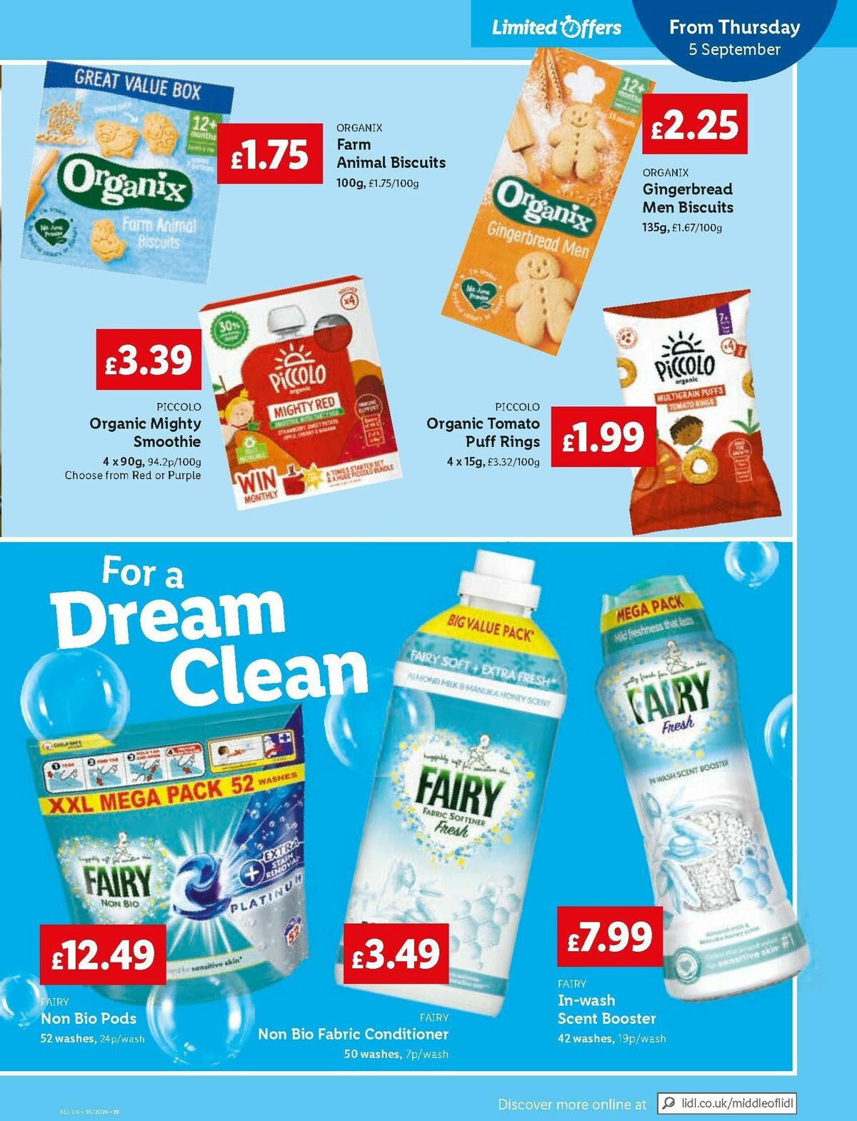 LIDL Offers from 5 September