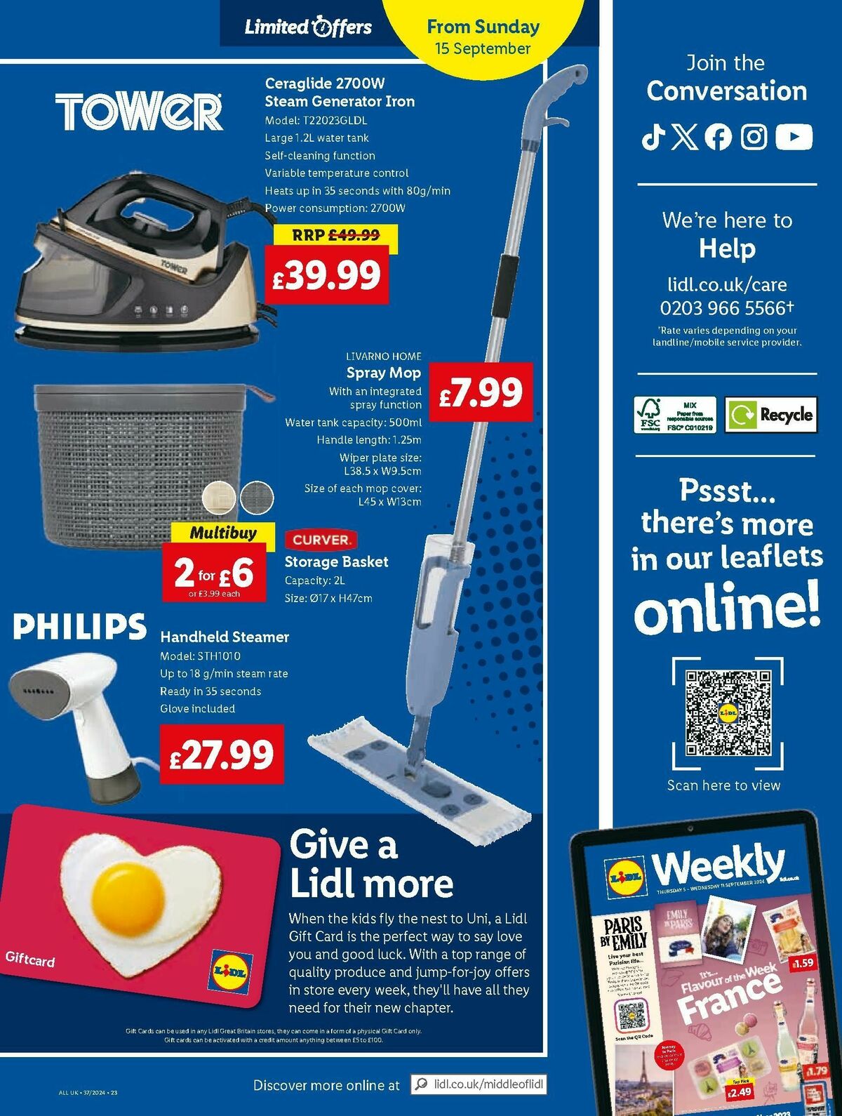 LIDL Offers from 12 September