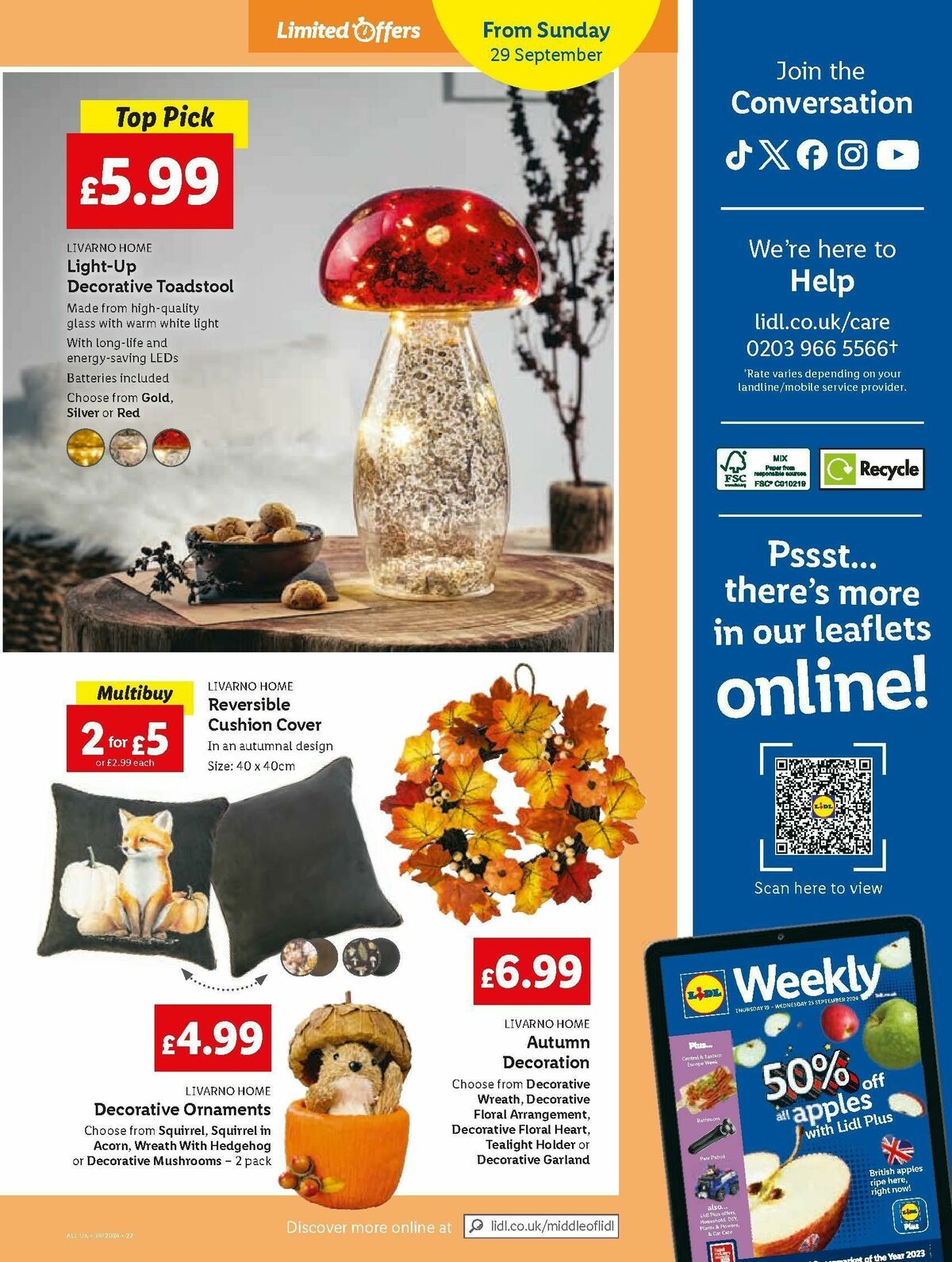 LIDL Offers from 26 September