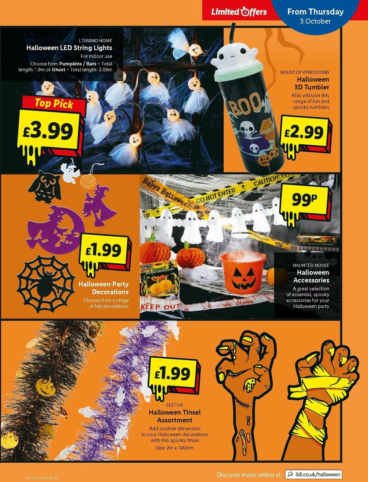 LIDL Offers from 3 October