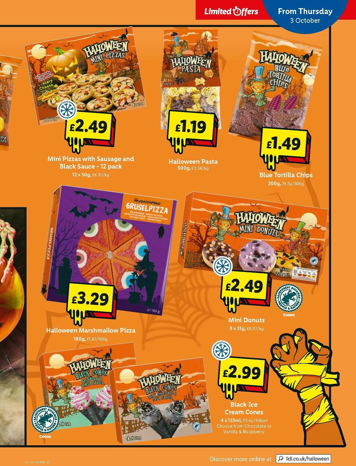 LIDL Offers from 3 October