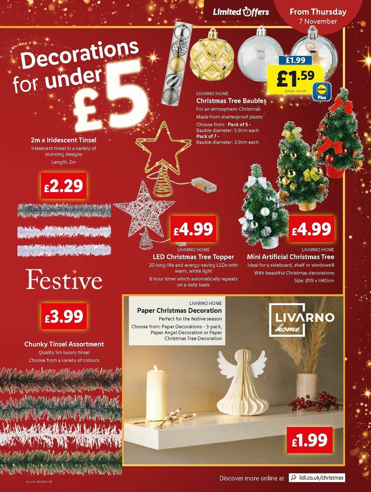 LIDL Offers from 7 November