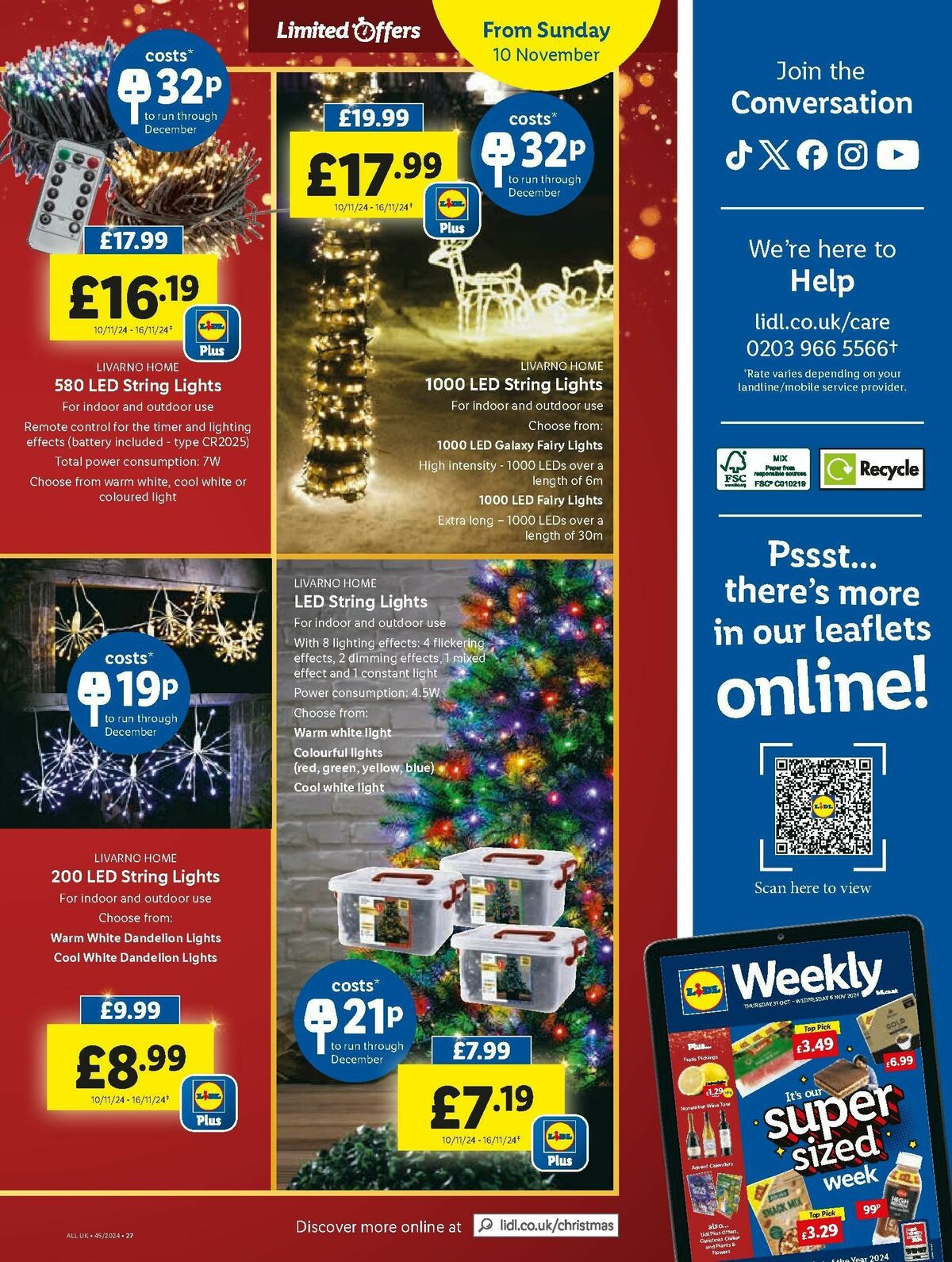 LIDL Offers from 7 November