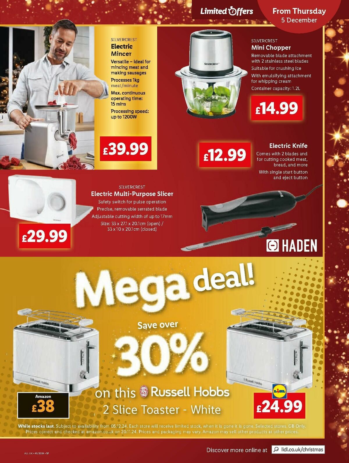 LIDL Offers from 5 December