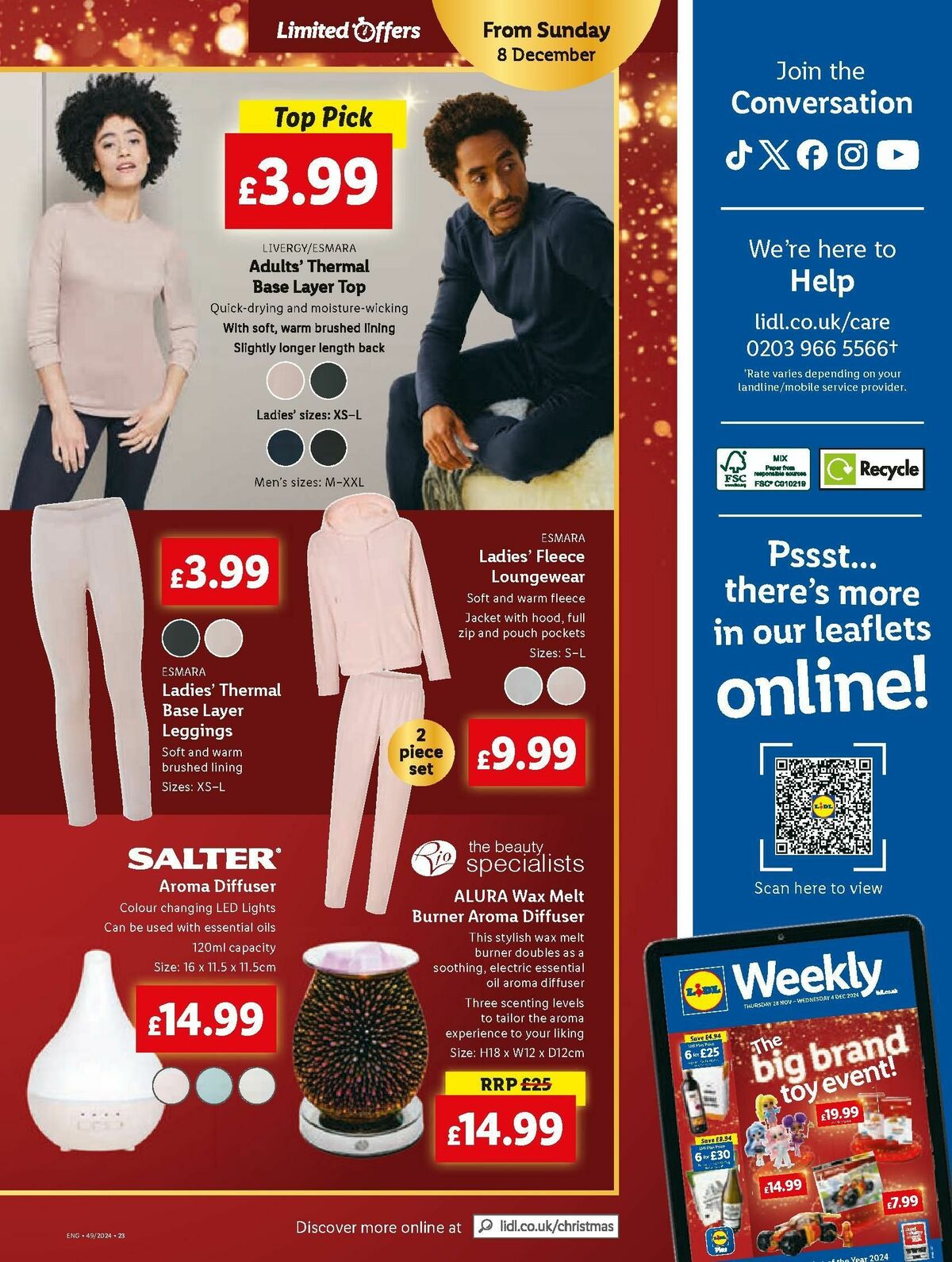 LIDL Offers from 5 December