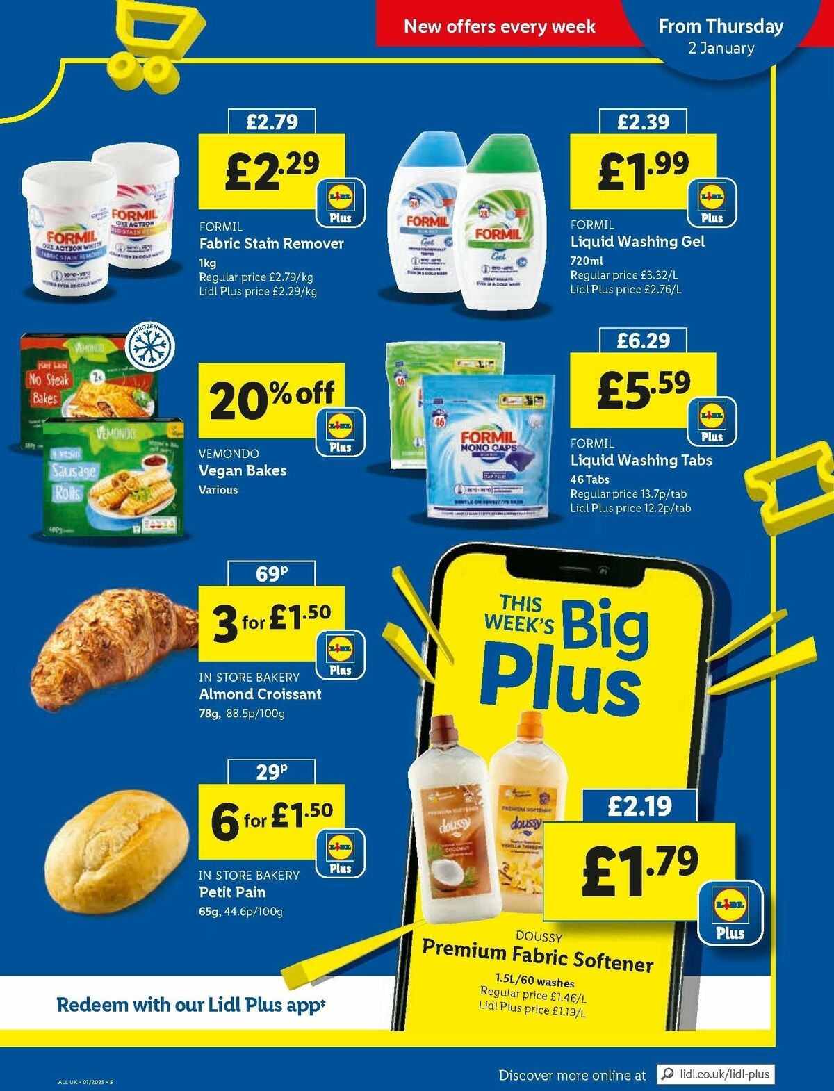 LIDL Offers from 2 January