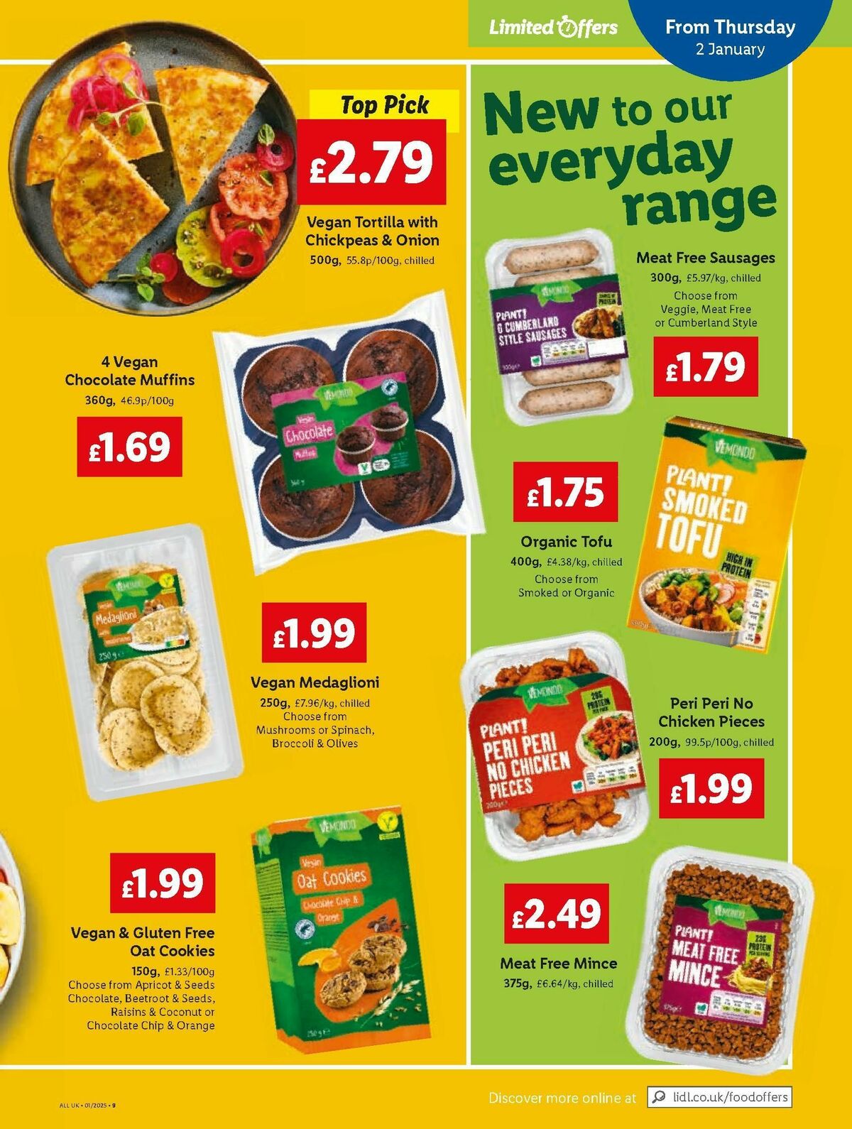 LIDL Offers from 2 January